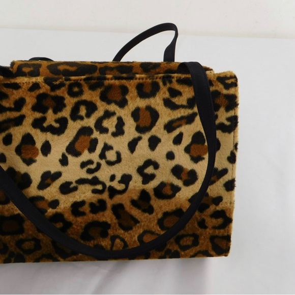 Kate Spade Rare Leopard print shoulder bag handbag tote in excellent condition - Picture 7 of 12